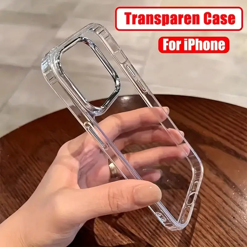 Ultra HD Transparent TPU Mobile Phone Case for All Apple iPhone