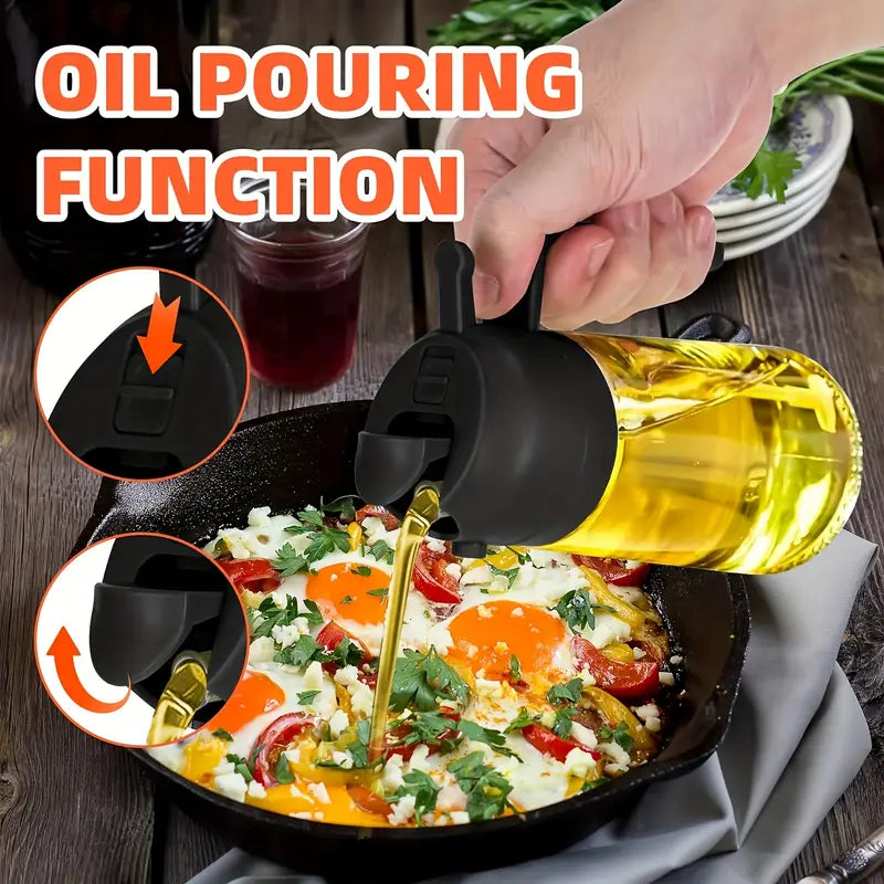 2-in-1 Olive Oil Dispenser &amp; Sprayer