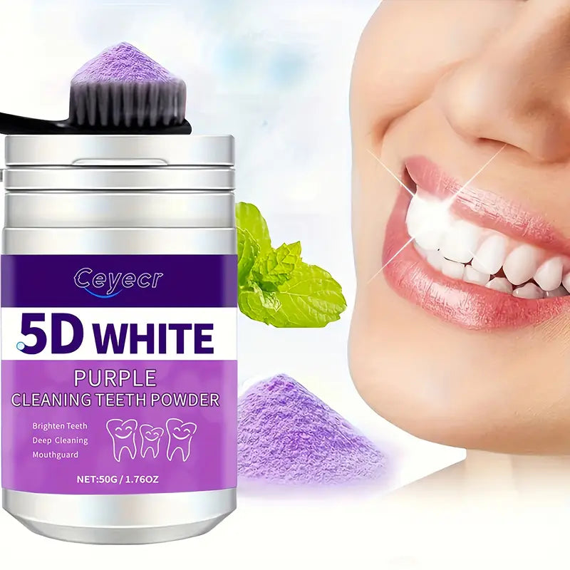 COOPER 5D White Purple Teeth Whitening Powder