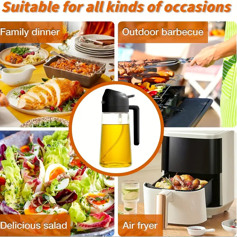 2-in-1 Olive Oil Dispenser &amp; Sprayer