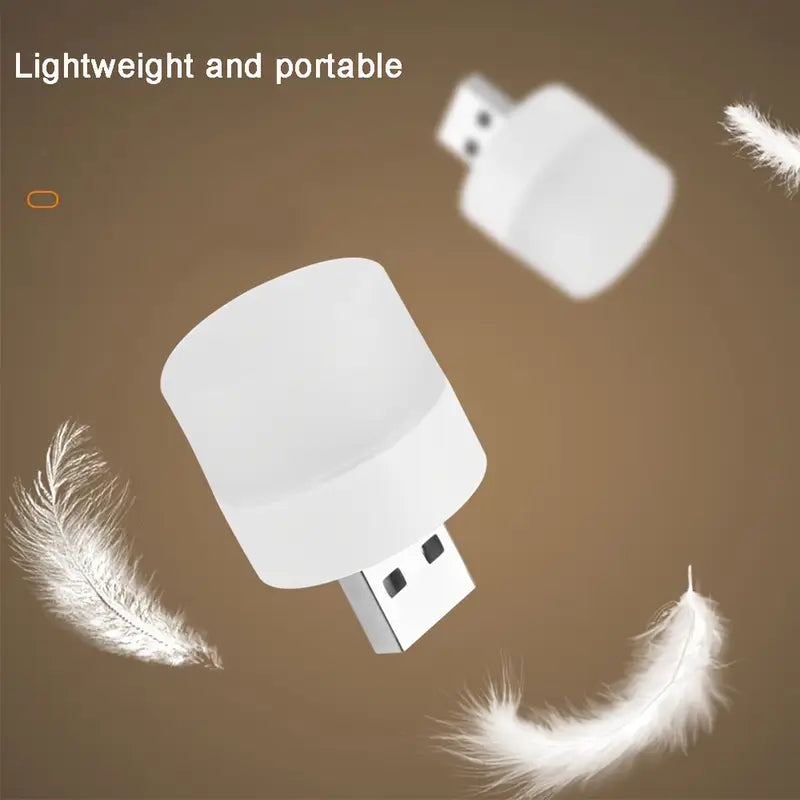 Pack of 5/10 LCUTML Mini USB LED Night Light